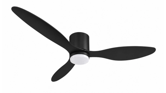 Matte Black Three-Blade Flush-Mount Ceiling Fan-2_1792591210.png
